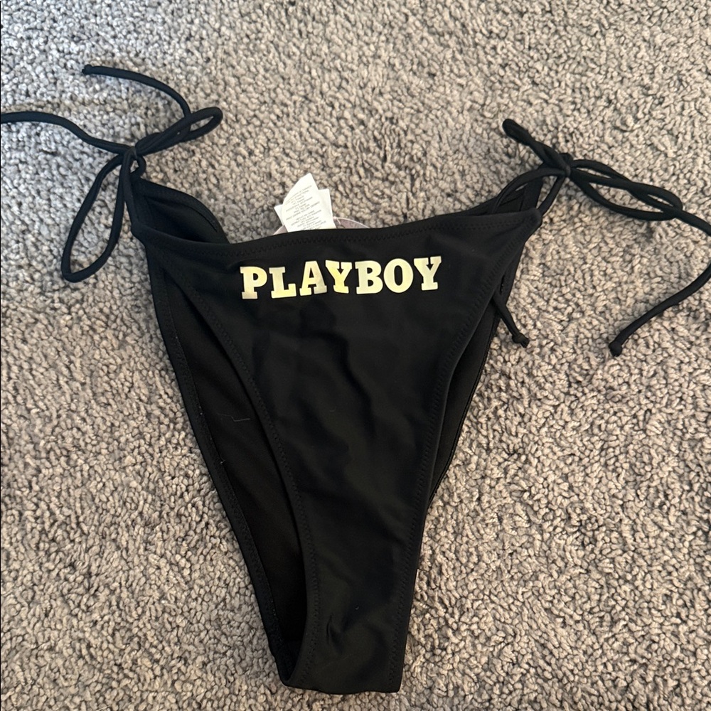 Playboy Black Bikini Bottom
